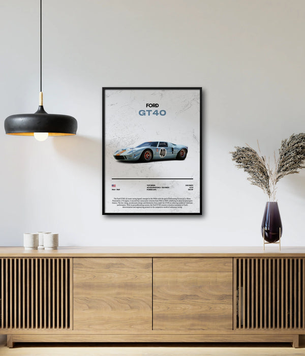 Plakat Ford GT40