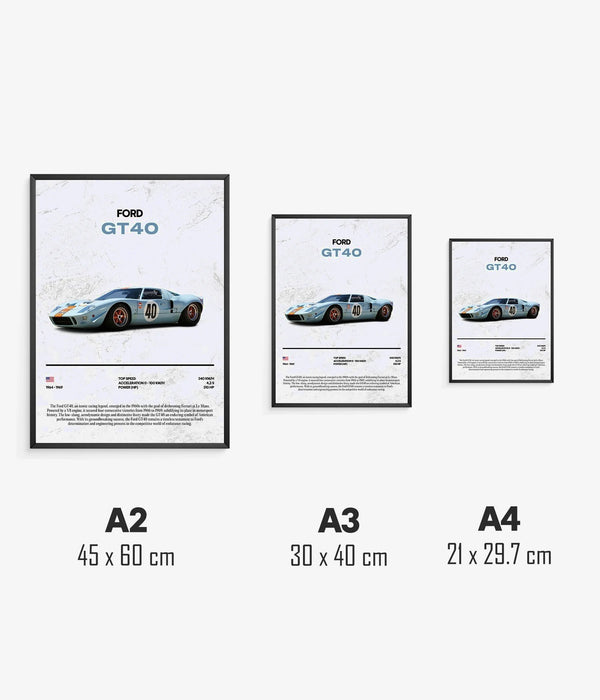 Plakat Ford GT40