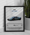 Plakat Ford GT40