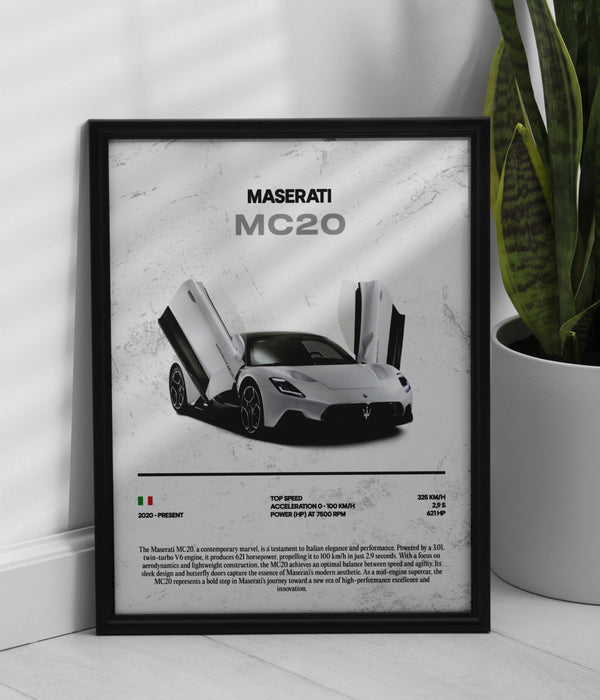 Plakat Maserati MC20