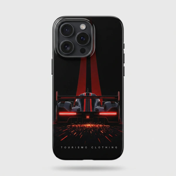 Coque iPhone Le Mans Tourismo Clothing, design automobile premium inspire de l'endurance nocturne.