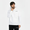 Hoodie BMW M2 Smoke and Speed blanc – logo Tourismo imprimé côté cœur, coupe sans cordons
