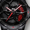 Nahaufnahme der Felge und des gravierten Bremssattels SV, Lamborghini SV Uhr