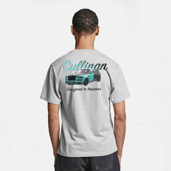 t-shirt grisrolls royce cullinan bleu et noir de dos