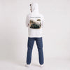 Sweat Bentley Continental GT Grand Touring Society blanc porté de dos en plan large