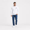 Sweat F1 Charles Leclerc Signature blanc vu de face en plan large avec logo Tourismo