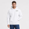 Sweat F1 Charles Leclerc Signature blanc vu de face en plan rapproché avec logo Tourismo