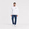 Sweat Ford Bronco First Generation 1966 1977 High Desert Edition blanc vu de face en plan large avec logo Tourismo