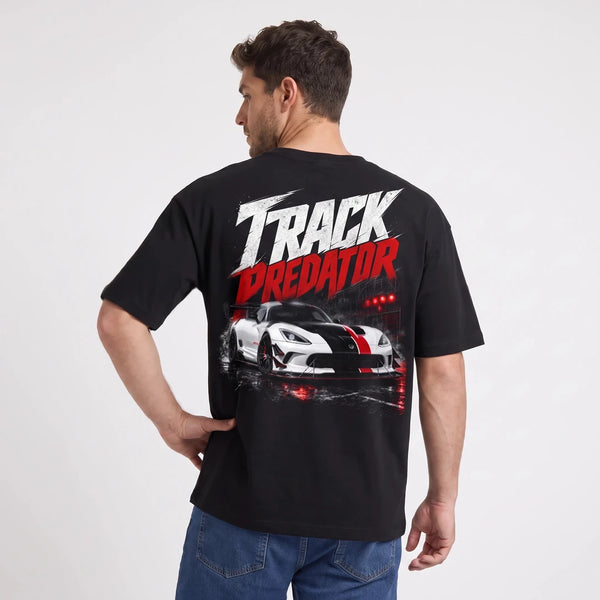 T-shirt Dodge Viper ACR Track Predator noir porté de dos