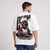 T-shirt F1 Esteban Ocon Signature blanc avec pilote et monoplace vus de dos