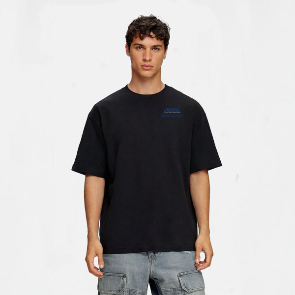 tourismoclothing team driver t-shirt noir de face