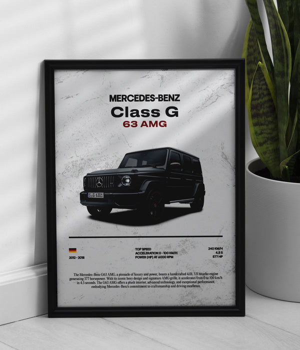 Poster Mercedes-Benz G-Klasse 63 AMG