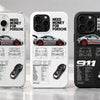 Coques iPhone Need Money For Porsche en blanc, noir et transparent