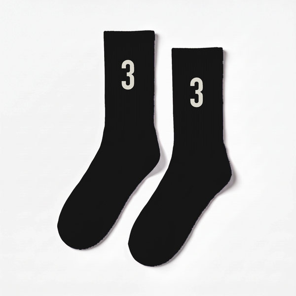 Max Verstappen 3 Socken, schwarz