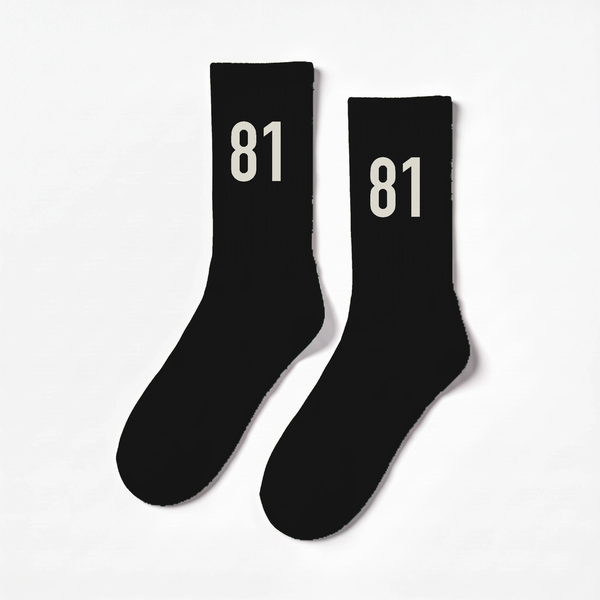 Oscar Piastri 81 Socken, schwarz