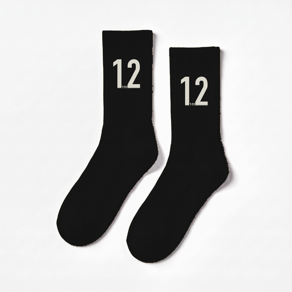 Ayrton Senna 12 Socken, Saison 1988, schwarz
