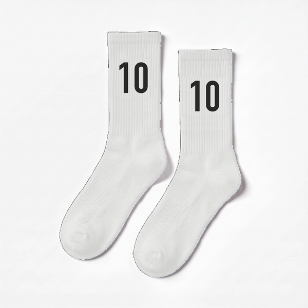 Pierre Gasly 10 Socken, weiß