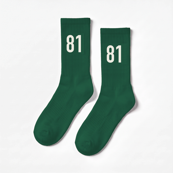 Oscar Piastri 81 Socken, flaschengrün