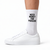 Need Money For Porsche Socken, weiß