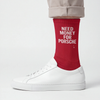 Need Money For Porsche Socken, rennrot
