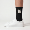Charles Leclerc 16 Socken, schwarz