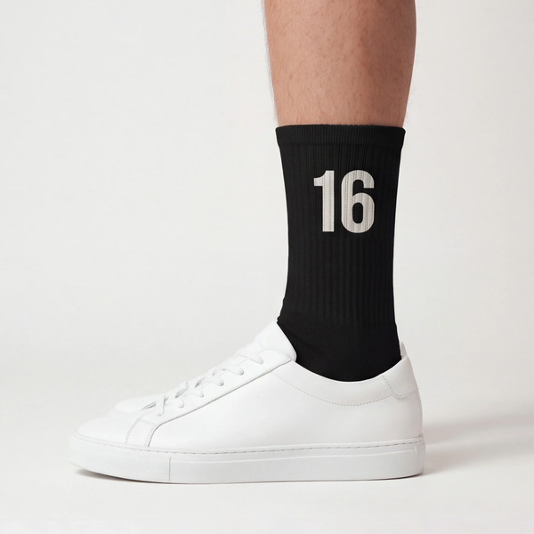 Charles Leclerc 16 Socken, schwarz