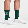 Need Money For Porsche Socken, flaschengrün