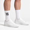 Charles Leclerc 16 Socken, weiß