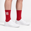 Charles Leclerc 16 Socken, rennrot