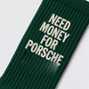 Need Money For Porsche Socken, flaschengrün