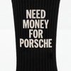 Need Money For Porsche Socken, schwarz