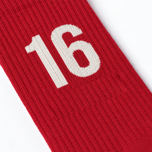 Charles Leclerc 16 Socken, rennrot