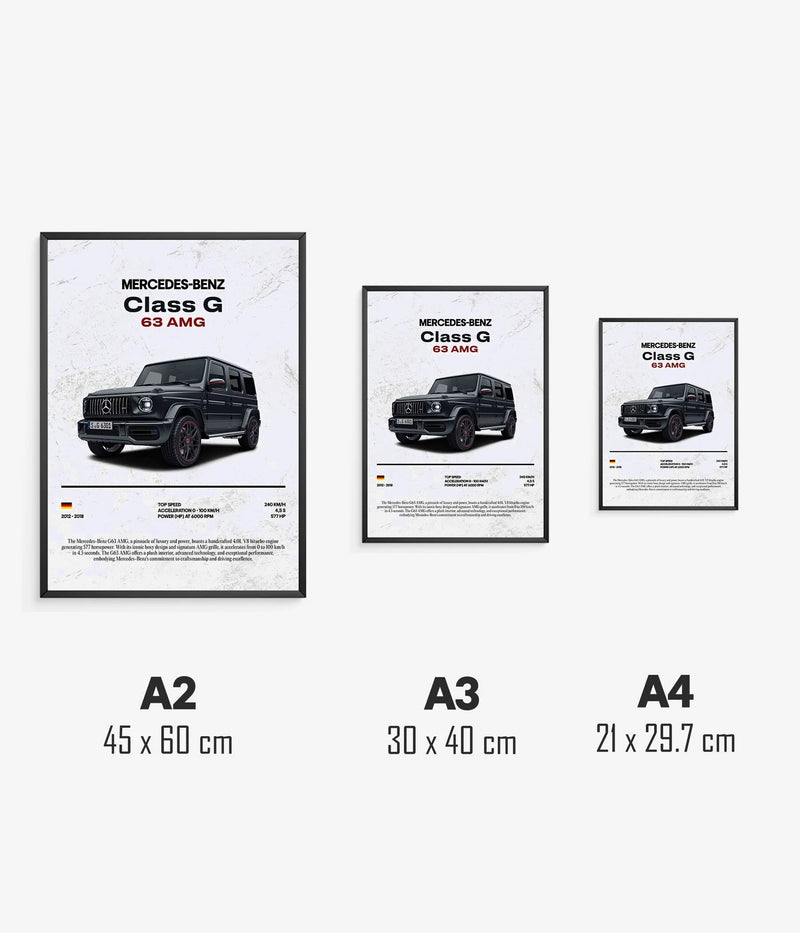 Poster Mercedes-Benz G-Klasse 63 AMG, Ansicht 3