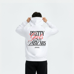 Pretty Girl Love Fast Cars-Kapuzenpullover
