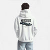 Sweat F1 mercedes verte blanc de dos 