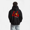 Sweat Ferrari F1 lewis hamilton noir de dos 
