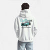 Sweat Rolls Royce Cullinan bleu tiffany noir blanc de dos 