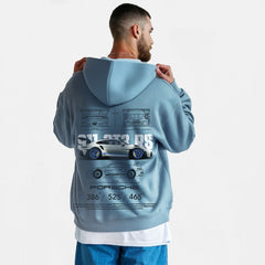 Sweatshirt Porsche GT3 RS 911 Blau