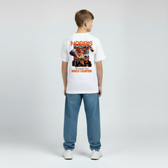 Lando Norris F1-Weltmeister 2025 Kinder-T-Shirt