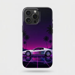 iPhone-Hülle Ferrari Testarossa Synthwave