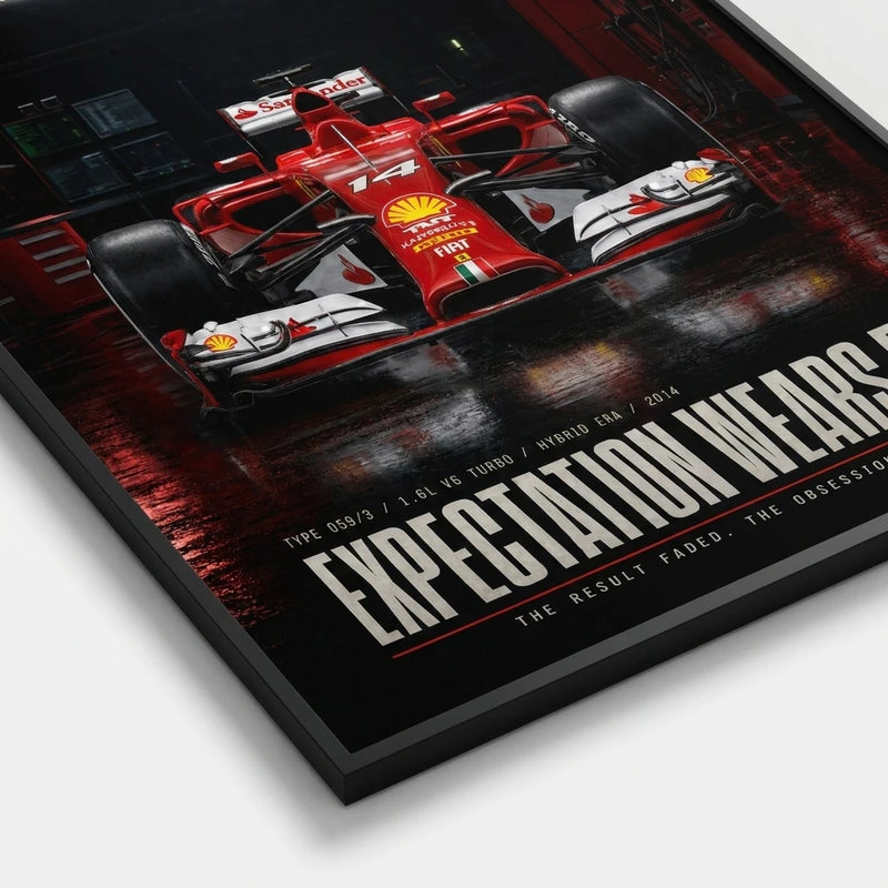 Poster Ferrari F14T Formel 1 2014, Ansicht 2