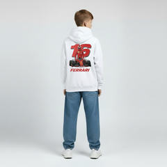 Charles Leclerc Kinder-Kapuzenpullover Nummer 16 Ferrari Edition
