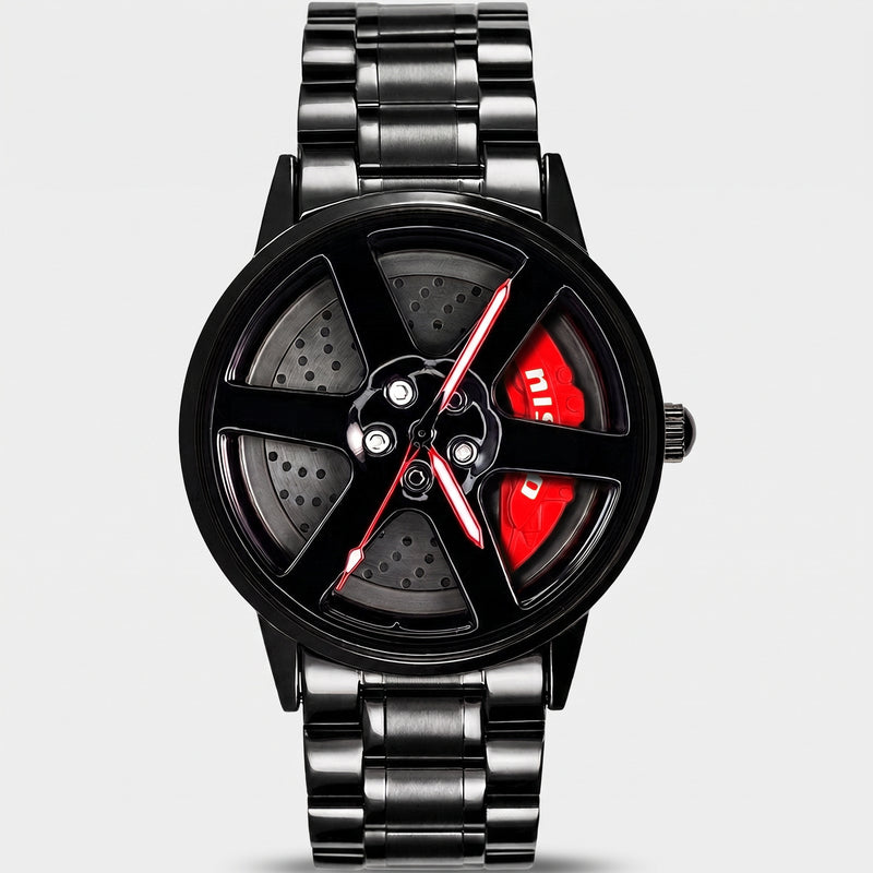 Nissan GT-R Uhr, Bremssattel rot