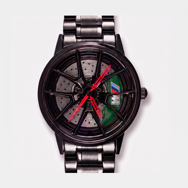 BMW M3 Uhr, Bremssattel grün
