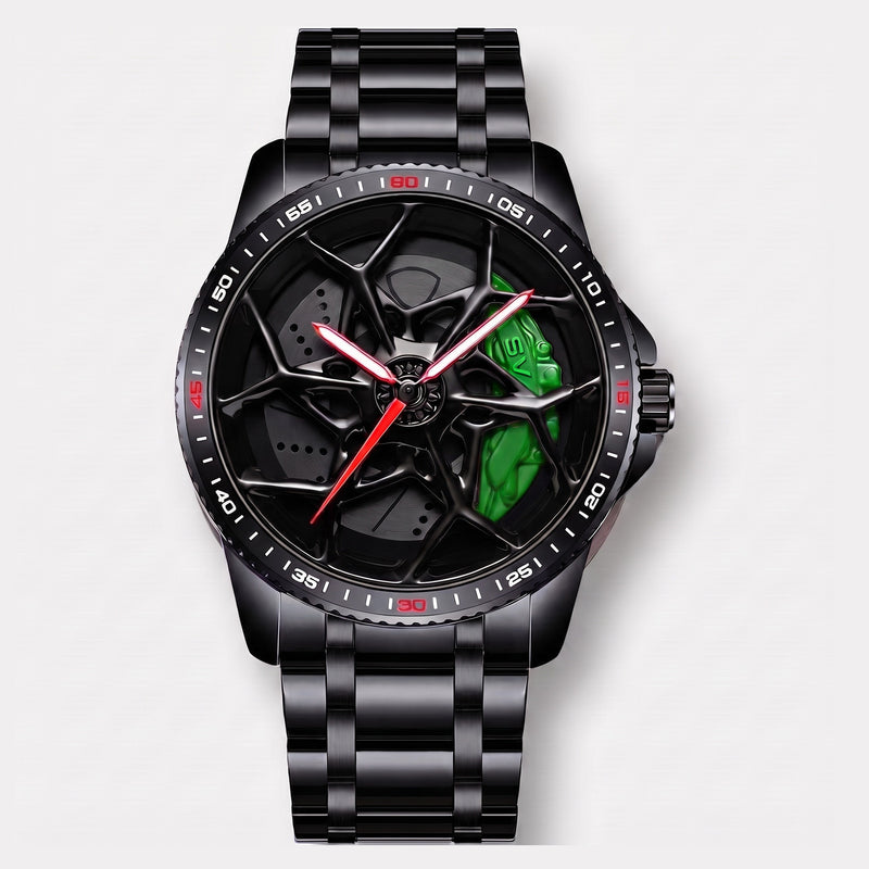 Lamborghini SV Uhr, Bremssattel grün