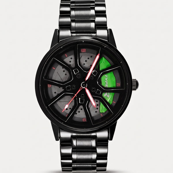 Honda Type R Uhr, Bremssattel grün