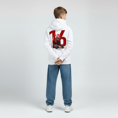 F1 Charles Leclerc Ferrari Kinder-Kapuzenpullover