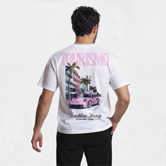 T-Shirt Porsche GT3RS Miami-Rosa