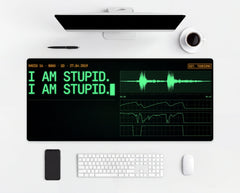 Mauspad Charles Leclerc I Am Stupid