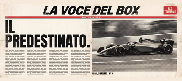 Mauspad Charles Leclerc Il Predestinato, Detail des Drucks